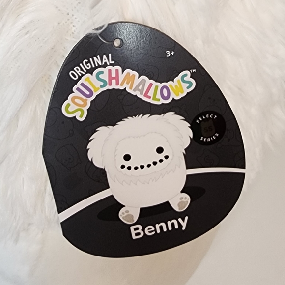 🖤 BENNY ☃️ HTF 12" WhiteSnowman Bigfoot Select Series Squishmallow NWT - Picture 3 of 10